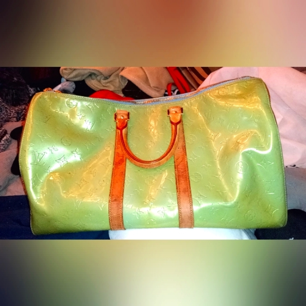 LV Vernis Keepall 45